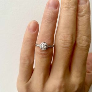 扭纹钻石戒指 - 照片 4