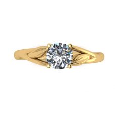 自然灵感钻石订婚戒指