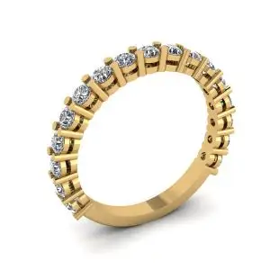 17 钻戒指 18K 金 - 照片 3